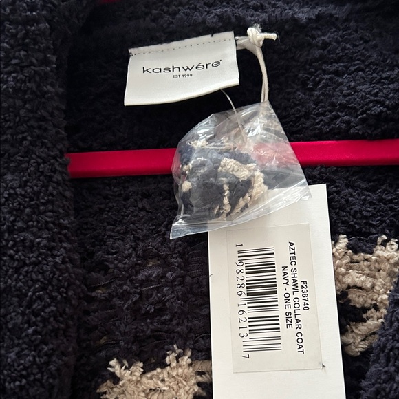 Kashwere Shawl collar coat Aztec 2.0 Chenilla Classic - Picture 3 of 5